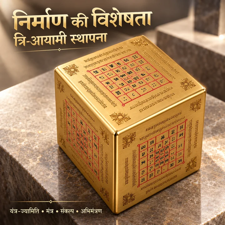 त्रि-आयामी स्थापना, यंत्र ज्यामिति, मंत्र, संकल्प और अभिमंत्रण का विवरण